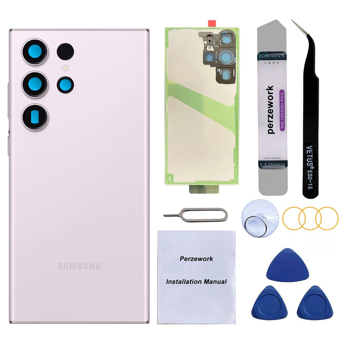 Amazon.com: Perzework Rear Back Glass Replacement Compatible with